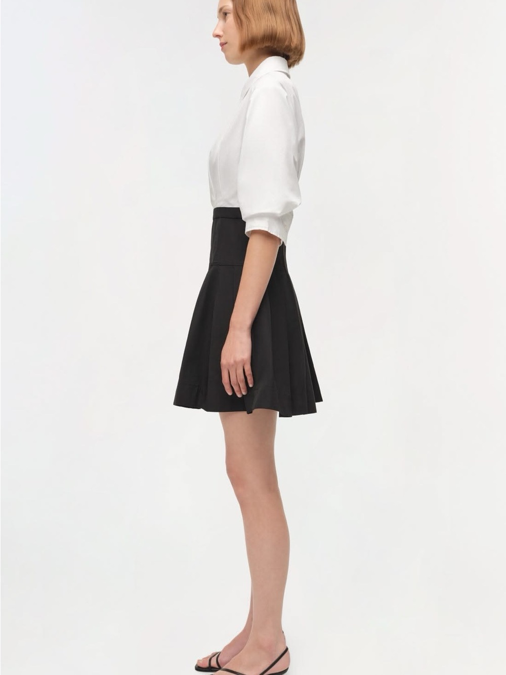 SIMKHAI Black and White Sinclair Cotton Mini Dress size XS - Picture 3 of 9